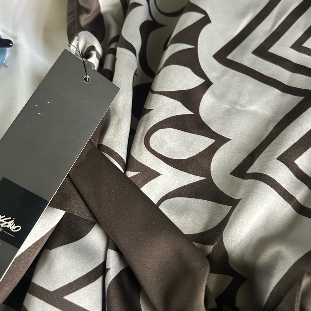 Mossimo Small New Elegant Brown Patterned Dress W… - image 4